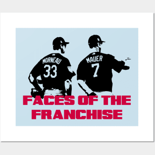 Mauer & Morneau Faces of the Franchise Posters and Art